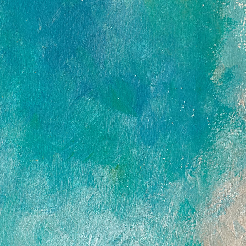 turquoise painted background